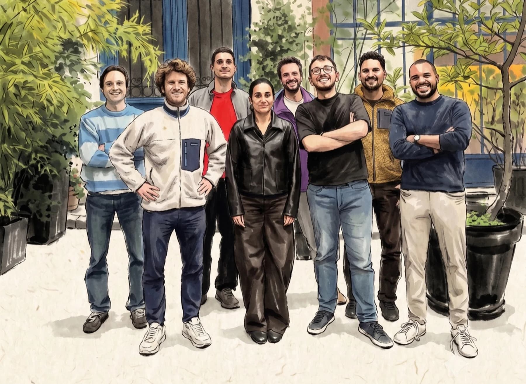 The WaniWani team together at our latest offsite in Paris